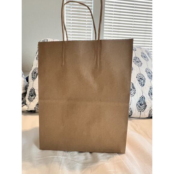45pcs Brown Kraft Paper Bags 14" x 4.75" x 8",Handled, Shopping, Gift, - Picture 1 of 6
